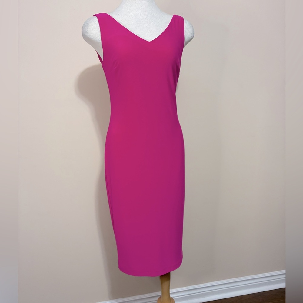 Frank Lyman Women’s Sleeveless V-Neck Midi Dress - NWT